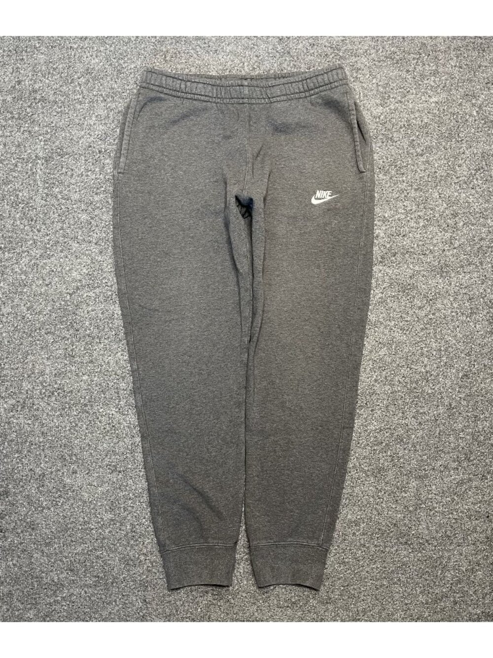Nike Sportswear Club Fleece Jogger Sweatpants Gray M Cotton Blend